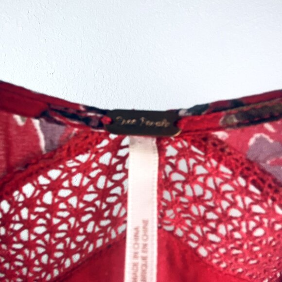 🟣🟣 Free People Womens Size Small Rain Or Sunshine Paisley Printed Mini Dress - Picture 7 of 10